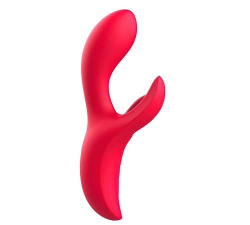 Красный вибратор-кролик с 4 моторами Shakira