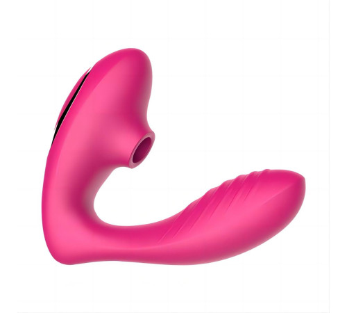 Розовый вибромассажер Clitoral Sucking Vibrator OG для стимуляции клитора и точки G