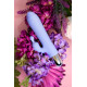 Заказать Сиреневый вибратор с клиторальной стимуляцией Crocus - 17,5 см.