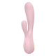Заказать Розовый вибратор-кролик Satisfyer Mono Flex с управлением через приложение - 20,4 см.