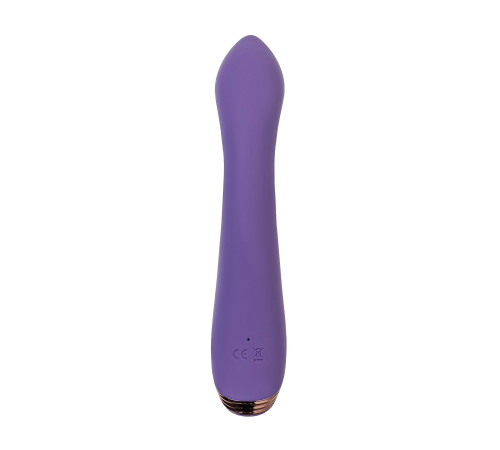 Фиолетовый вибратор-кролик Fingie с функцией Come-Hither - 21,6 см.