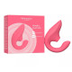 Заказать Розовый вибромассажер для двойной стимуляции Womanizer Blend