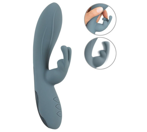 Силиконовый вибратор-кролик VELINA Rabbit Vibrator - 20 см.