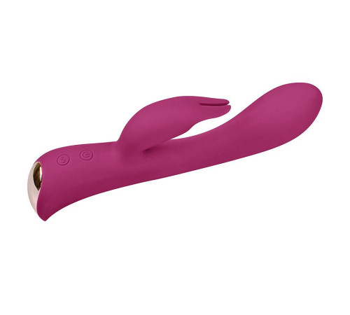 Бордовый вибромассажер-кролик 5 Silicone Bunny Love - 19,1 см. Бордовый вибромассажер-кролик 5 Silicone Bunny Love - 19,1 см.