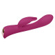 Заказать Бордовый вибромассажер-кролик 5 Silicone Bunny Love - 19,1 см.