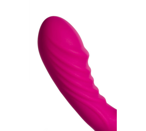Ярко-розовый стимулятор точки G с вакуум-волновой стимуляцией Shani