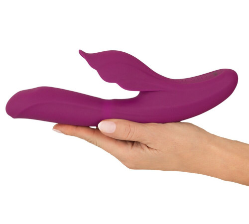 Лиловый вибратор-кролик 4 Function Vibrator - 24 см.