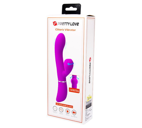 Лиловый вибратор-кролик с подвижной клиторальной щеточкой Clitoris Vibrator - 20,8 см. Лиловый вибратор-кролик с подвижной клиторальной щеточкой Clitoris Vibrator - 20,8 см.