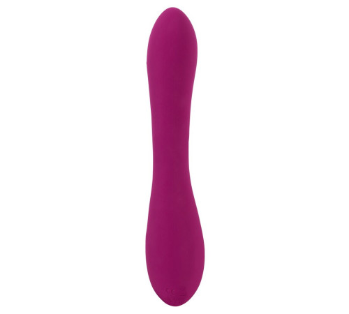 Фиолетовый вибратор 3 Function Vibrator с вращением бусин - 23 см.