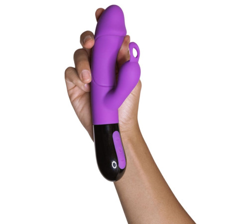 Фиолетовый вибратор-кролик Ares 2.0 - 20,6 см.