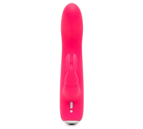 Розовый вибратор-кролик Rechargeable Mini Rabbit Vibrator - 15,2 см.