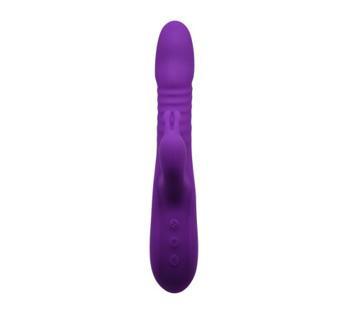 Фиолетовый вибратор-кролик Romax - 24,4 см. Фиолетовый вибратор-кролик Romax - 24,4 см.