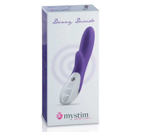Фиолетовый вибратор Mystim Danny Divido - 27 см. Фиолетовый вибратор Mystim Danny Divido - 27 см.