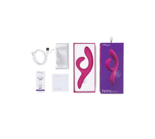 Фиолетовый вибратор-кролик We-Vibe Nova 2 - 20,5 см.