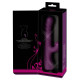 Фиолетовый вибратор-кролик с функцией постукивания и фрикциями 3 Function Rabbit Vibrator - 23,7 см.