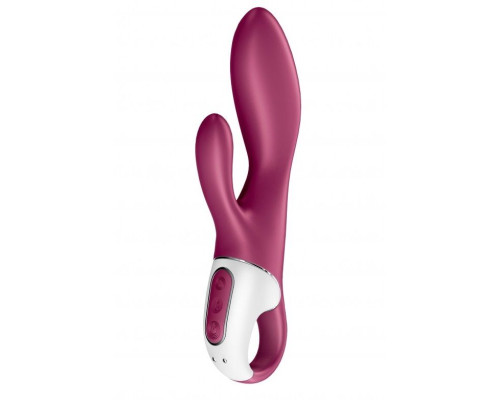 Заказать Малиновый вибратор-кролик Heated Affair с функцией нагрева - 20,5 см. Заказать Малиновый вибратор-кролик Heated Affair с функцией нагрева - 20,5 см.