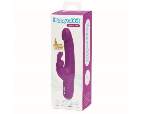 Заказать Фиолетовый перезаряжаемый вибратор Rabbit Slimline Curve Rechargeable - 24 см. Заказать Фиолетовый перезаряжаемый вибратор Rabbit Slimline Curve Rechargeable - 24 см.