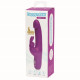 Заказать Фиолетовый перезаряжаемый вибратор Rabbit Slimline Curve Rechargeable - 24 см.