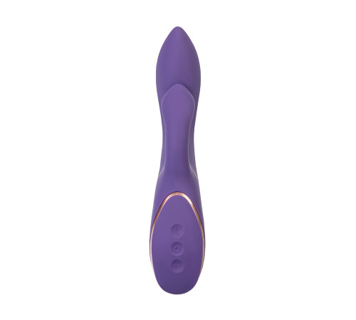 Фиолетовый вибратор-кролик Fingie с функцией Come-Hither - 21,6 см.