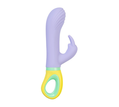 Сиреневый вибратор-кролик Wisteria - 18,5 см.