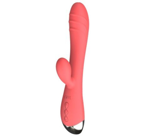 Коралловый вибратор-кролик Eridan - 21 см. Коралловый вибратор-кролик Eridan - 21 см.