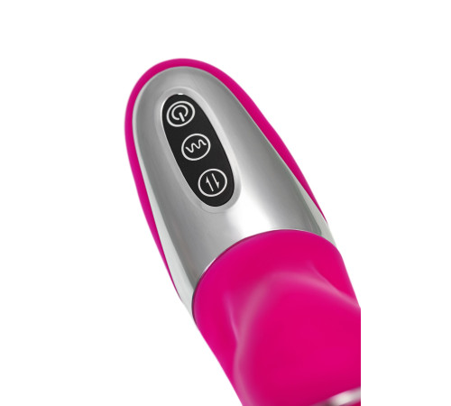 Розовый вибратор с вакуум-волновой стимуляцией клитора To-Frolly - 21,5 см.