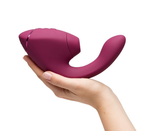 Малиновый двойной стимулятор Womanizer Next Duo