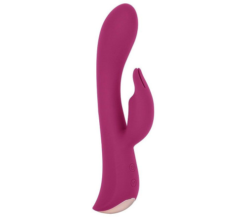 Бордовый вибромассажер-кролик 5 Silicone Bunny Love - 19,1 см. Бордовый вибромассажер-кролик 5 Silicone Bunny Love - 19,1 см.