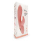 Заказать Красный вибратор-кролик 5’’ Silicone Kissing - 20,2 см.