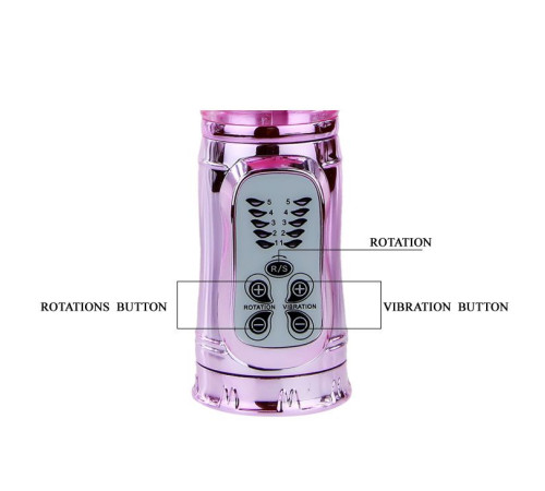 Вибратор-бабочка Throbbing Butterfly - 29,5 см.