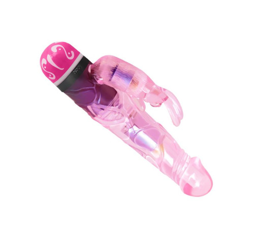 Розовый вибратор-кролик Lovers - 17,5 см.