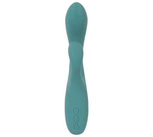 Бирюзовый вибратор-кролик The Magician Rabbit Vibrator - 22,5 см.