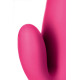Заказать Ярко-розовый вибратор Satisfyer Mr. Rabbit с клиторальным отростком - 22,1 см.