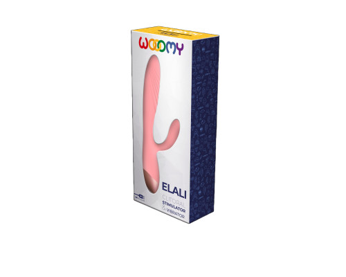 Заказать Нежно-розовый вибратор-кролик Elali - 18 см.