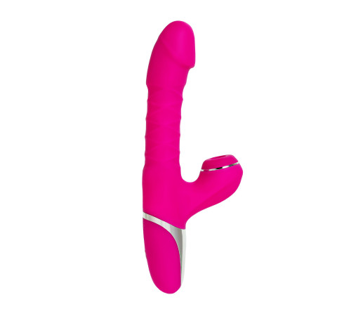 Розовый вибратор с вакуум-волновой стимуляцией клитора To-Frolly - 21,5 см.