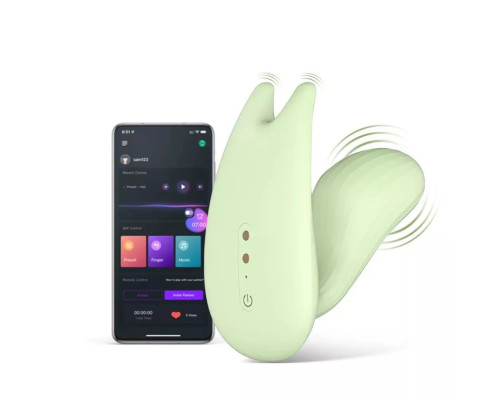 Заказать Зеленый вибратор Magic Motion Umi - 9,5 см.
