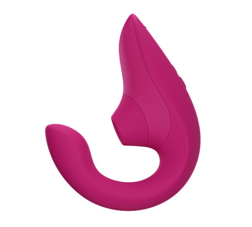 Малиновый вибромассажер для двойной стимуляции Womanizer Blend Малиновый вибромассажер для двойной стимуляции Womanizer Blend