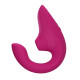 Заказать Малиновый вибромассажер для двойной стимуляции Womanizer Blend