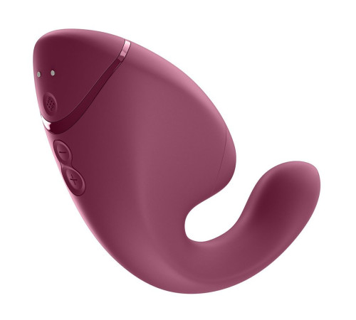 Малиновый двойной стимулятор Womanizer Next Duo