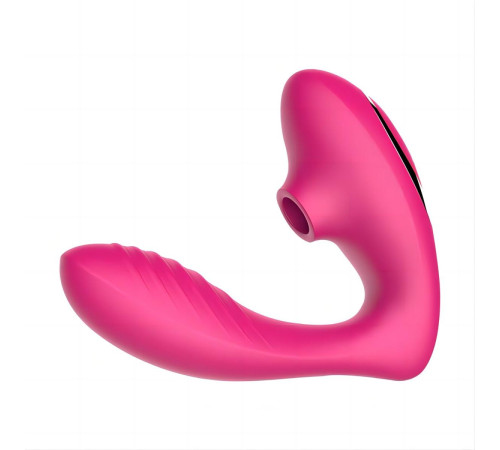 Розовый вибромассажер Clitoral Sucking Vibrator OG для стимуляции клитора и точки G