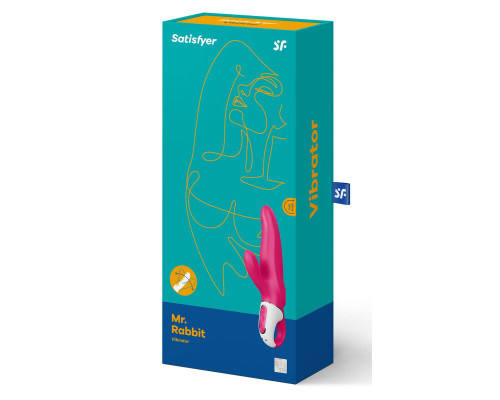 Заказать Ярко-розовый вибратор Satisfyer Mr. Rabbit с клиторальным отростком - 22,1 см. Заказать Ярко-розовый вибратор Satisfyer Mr. Rabbit с клиторальным отростком - 22,1 см.
