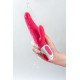Заказать Ярко-розовый вибратор Satisfyer Mr. Rabbit с клиторальным отростком - 22,1 см.