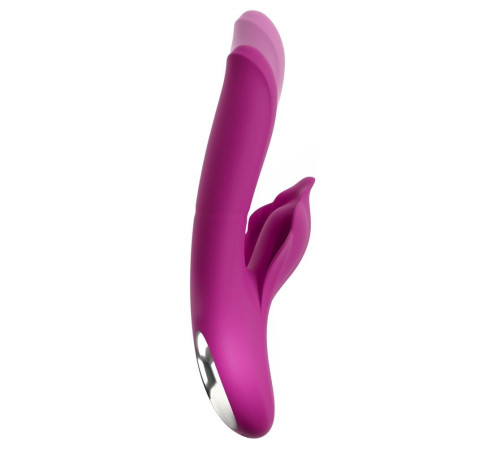 Лиловый вибратор-кролик 4 Function Vibrator - 24 см.