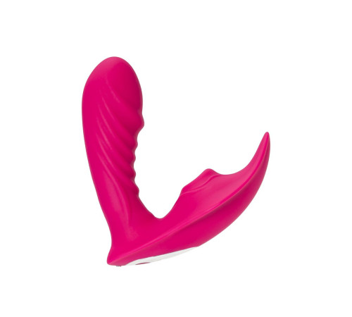 Ярко-розовый стимулятор точки G с вакуум-волновой стимуляцией Shani