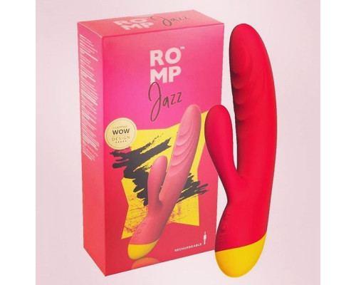 Заказать Ярко-розовый вибратор-кролик Romp Jazz - 21 см. Заказать Ярко-розовый вибратор-кролик Romp Jazz - 21 см.