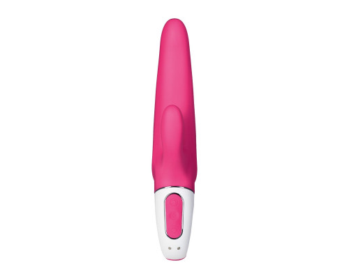 Заказать Ярко-розовый вибратор Satisfyer Mr. Rabbit с клиторальным отростком - 22,1 см. Заказать Ярко-розовый вибратор Satisfyer Mr. Rabbit с клиторальным отростком - 22,1 см.