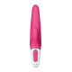 Заказать Ярко-розовый вибратор Satisfyer Mr. Rabbit с клиторальным отростком - 22,1 см.