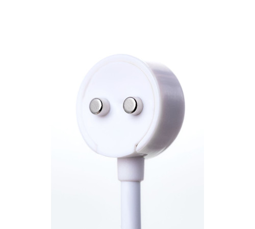 Розовый вибратор с клиторальным стимулятором Balle - 23 см.