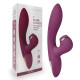 Заказать Сливовый вибратор-кролик с вакуумной стимуляцией 5’’ Silicone Suction Kiss - 20,3 см.