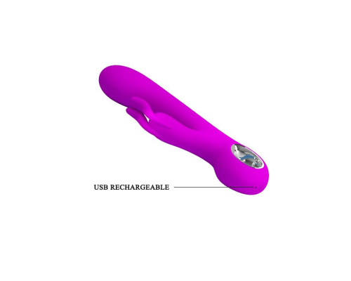 Заказать Лиловый вибромассажер с клиторальным отростком Hot Rabbit - 19 см. Заказать Лиловый вибромассажер с клиторальным отростком Hot Rabbit - 19 см.